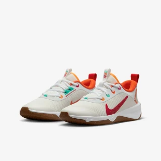 【NIKE 耐吉】慢跑鞋 女鞋 大童 運動鞋 緩震 OMNI MULTI-COURT GS 白紅 FD4630-161