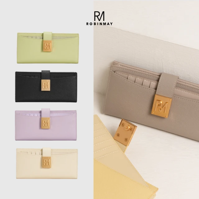 【ROBINMAY】新品-卡嫚真皮長夾/多色任選(真皮長夾/新手入門款/票卡獨立收納)