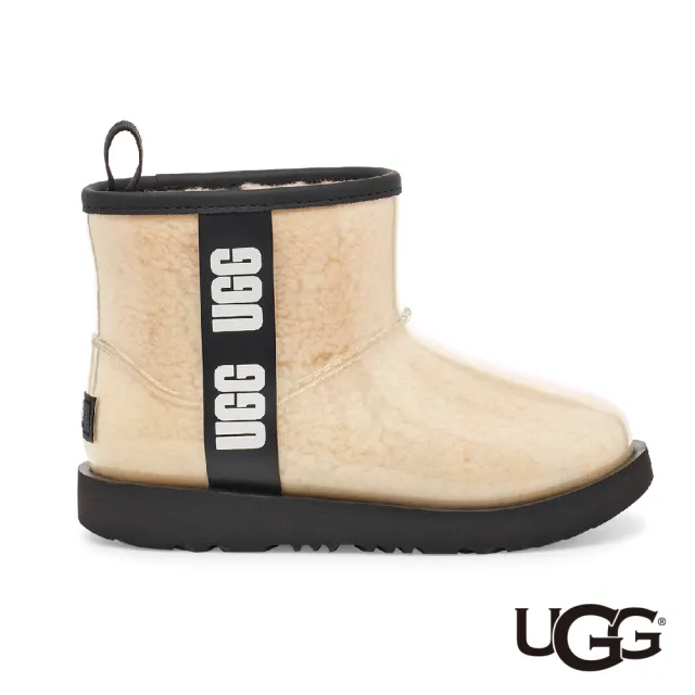 【UGG】童鞋/雨鞋/雨靴 原廠貨 Classic Clear Mini II(大自然-UG1112386KNBLC)