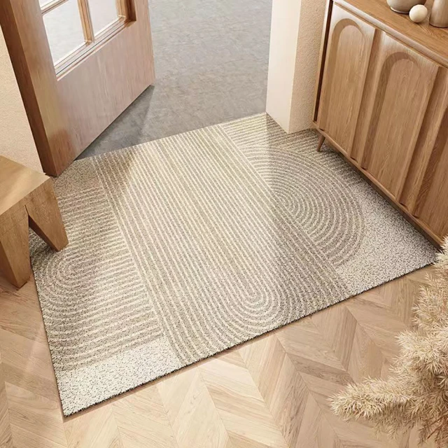 西格傢飾 日式侘寂風仿羊羔絨床邊毯60x160cm 長條地墊