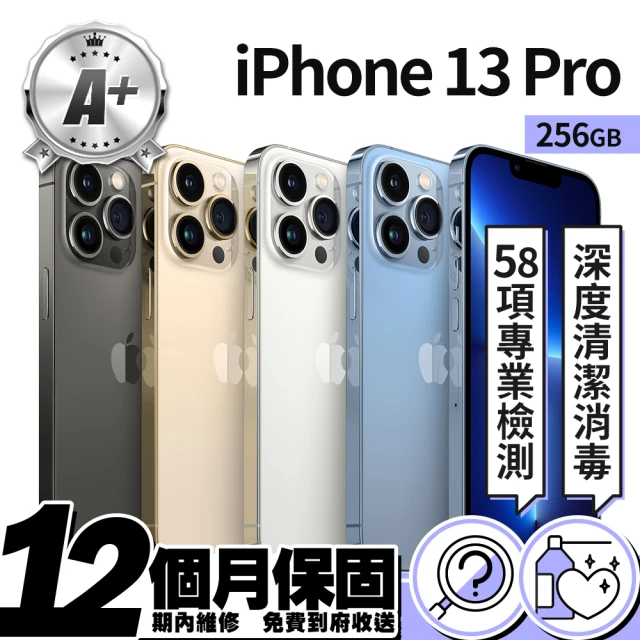 【Apple 蘋果】A 級福利品 iPhone 13 Pro 256G(6.1吋)