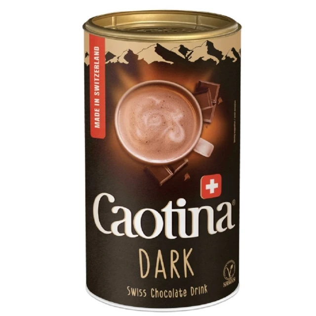 【Caotina 可提娜】頂級瑞士黑巧克力粉(500g/罐)