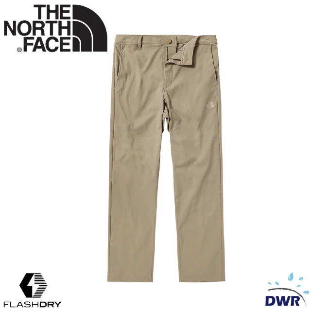 【The North Face】女 排汗透氣長褲《淺灰》5AYB/吸濕排汗防潑水休閒長褲/運動褲(悠遊山水)