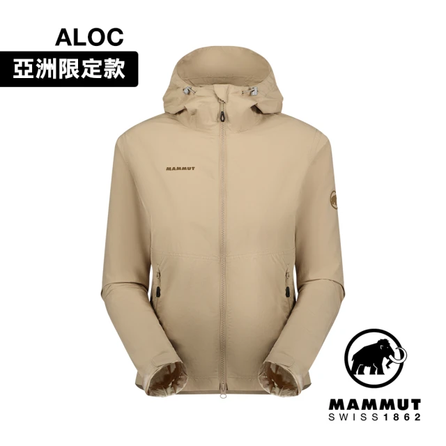 【Mammut 長毛象】Hiking WB Hooded Jacket AF W 健行防風連帽外套 女款 薩凡納褐 #1012-00401