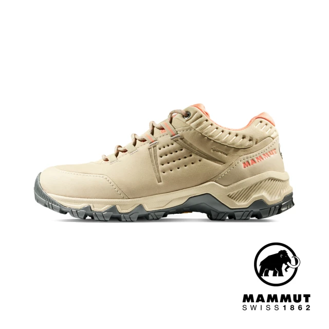 【Mammut 長毛象】Nova IV Low GTX Women GORE-TEX低筒皮革登山鞋 女款 野生棕/櫻花鮭粉 #3030-004720