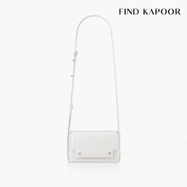 【FIND KAPOOR】MARC 18 CRINKLED 翻蓋斜背方包- 象牙白