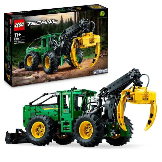 【LEGO 樂高】科技系列 42157 John Deere 948L-II Skidder(工程車 集材機)