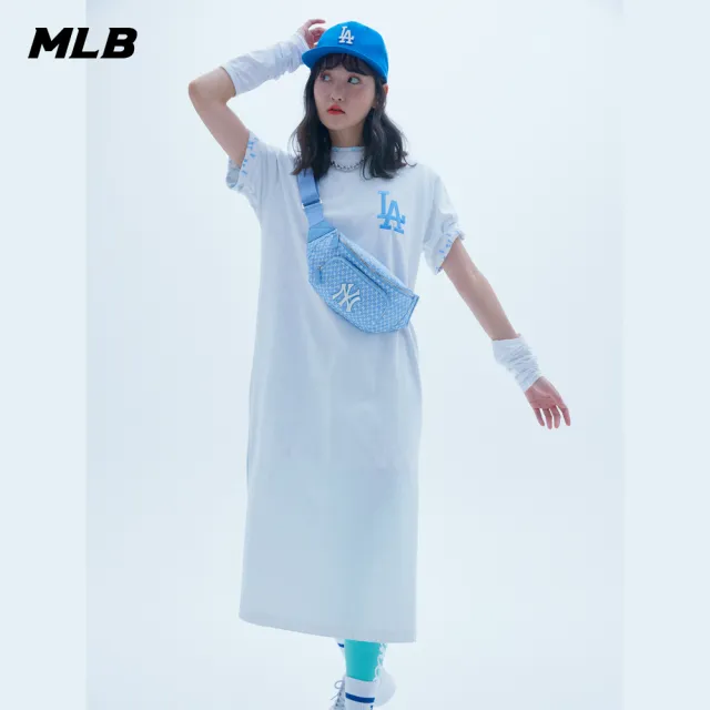 MLB 基本款連身裙 短袖 素色 洛杉磯道奇隊(31OP10131-07W)