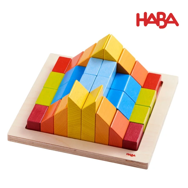 HABA 3D邏輯積木-藝術堆疊