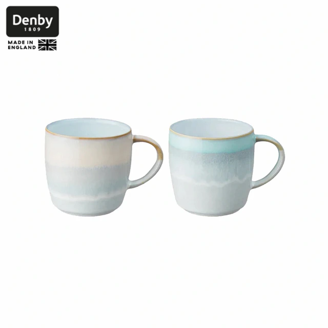 【DENBY】極簡2色馬克杯禮盒