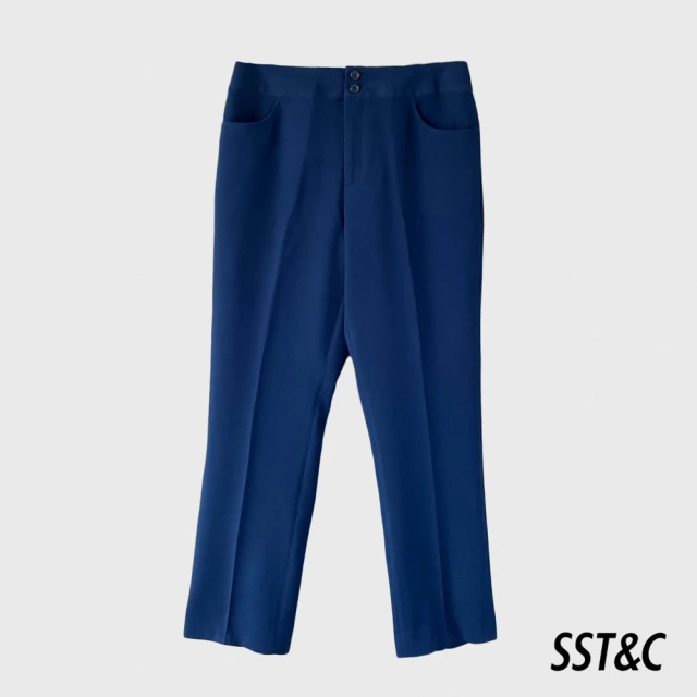 【SST&C】寶藍色九分西裝褲7262006004