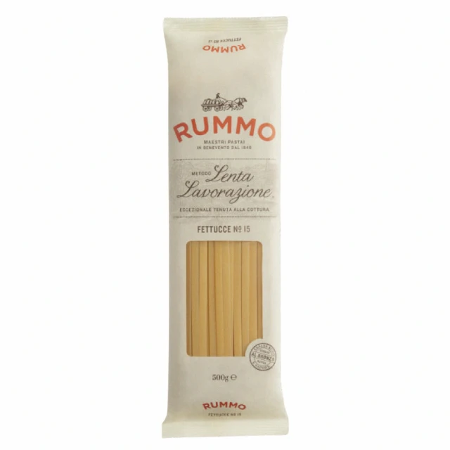 RUMMO路莫 N.15 中寬扁麵 Fettucce 500g(最適合搭配肉醬類型)