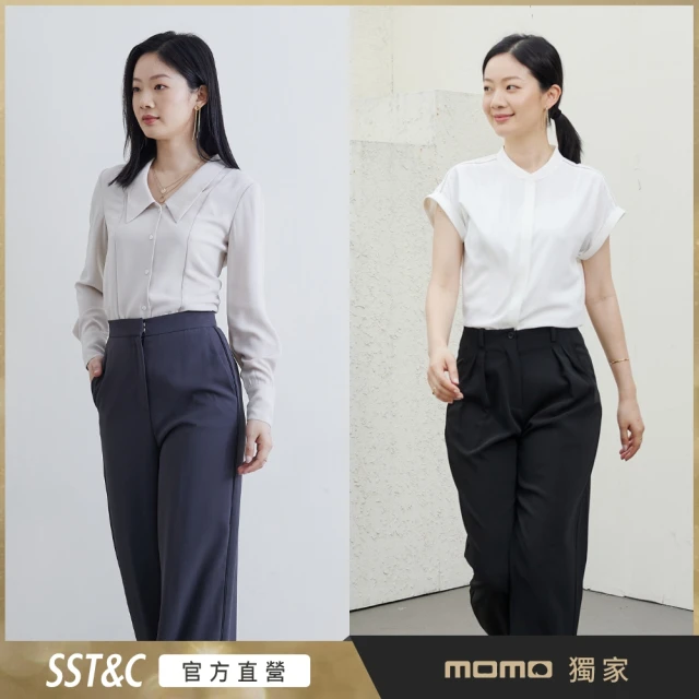 【SST&C】女士 設計款雪紡短袖/長袖上衣-多款任選(MOMO獨家)