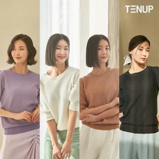 TENUP晶璨藤紋棉織上衣-貴婦首選(U)