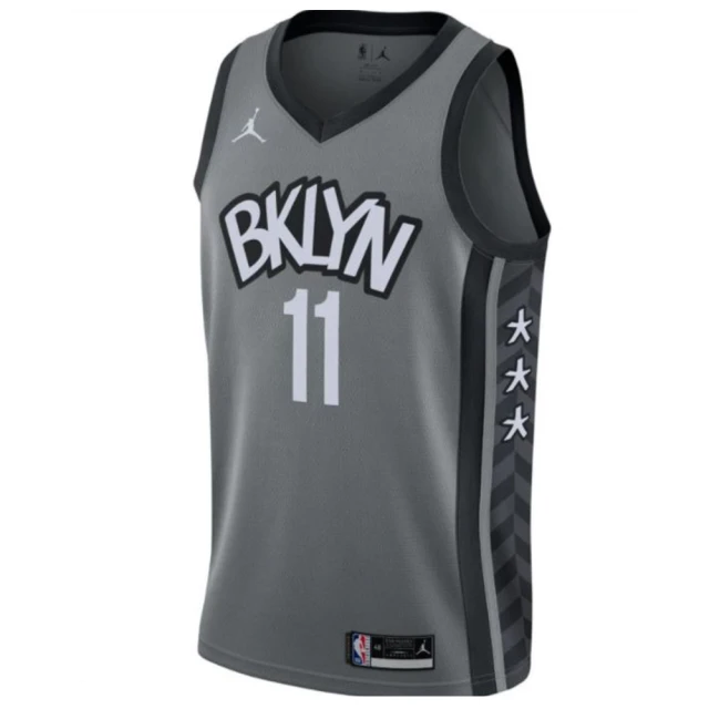 NIKE 耐吉NIKE 耐吉 BKN M NK SWGMN JSY STMT 20 灰 球衣 背心 籃球 NBA 布魯克林(CV9469-008 △)