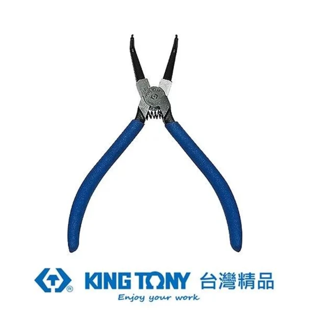 KING TONY 金統立 專業級工具內90度C型扣環鉗 歐式 7(KT68HB-07)