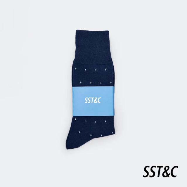 SST&CSST&C 換季７５折 深藍圖形紳士襪3312305006