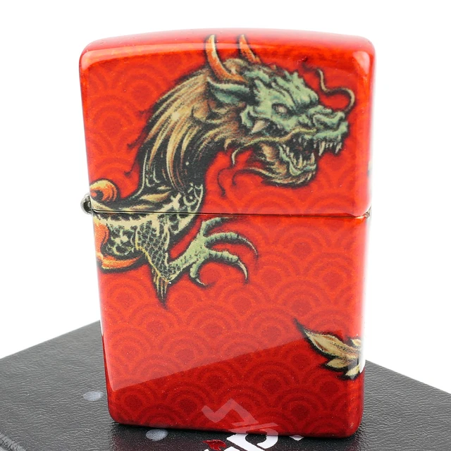 Zippo 美系~Dragon Design-龍圖案-540融合工法打火機