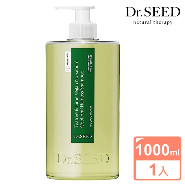 Dr. SEED 茶樹青檸控油平衡涼感洗髮精 1000ml(1入)