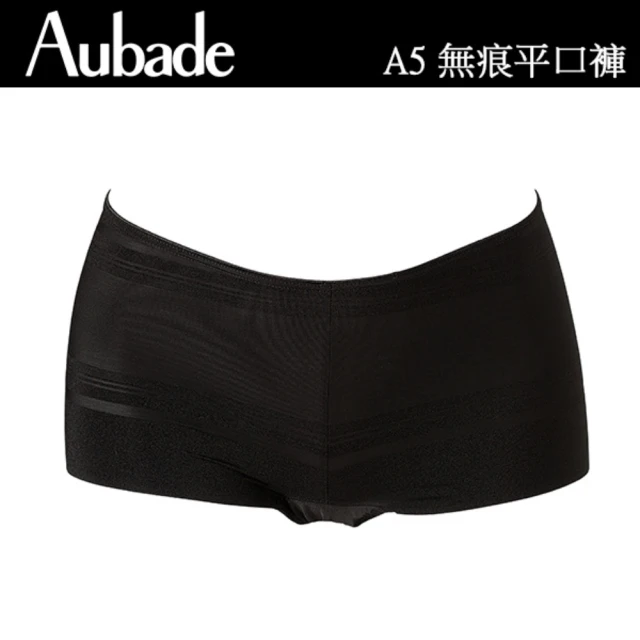 AubadeAubade 中腰機能無痕平口褲A5(黑)