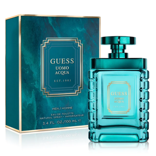 GUESS 藍海香頌男性淡香水100ml(專櫃公司貨)