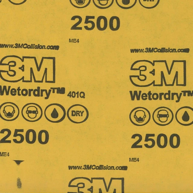 台灣敏愛 3M高耐磨水砂紙-2500號-5張(蝶古巴特拼貼)