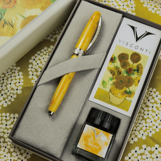 Visconti 梵谷名畫 Sunflower 向日葵鋼筆禮盒(梵谷鋼筆)