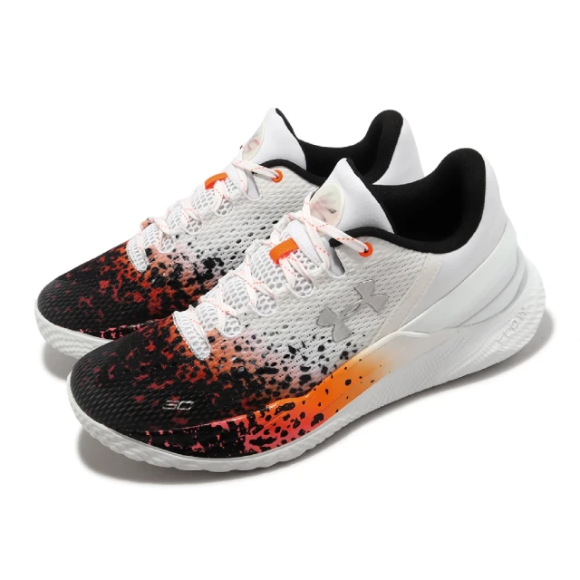 UNDER ARMOURUNDER ARMOUR 籃球鞋 Curry 2 Low Flotro NM 男鞋 白 橘 Chef Curry 運動鞋 UA(3026277100)