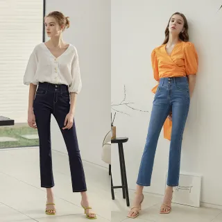 斷碼福利GGLT涼感萊卡牛仔褲2件(U)