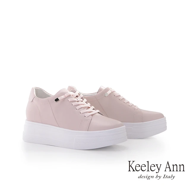 Keeley AnnKeeley Ann 車線內增高休閒鞋(粉紅色276822456-Ann系列)
