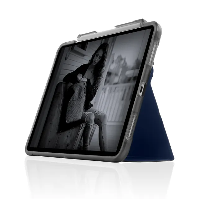 【STM】Dux Studio for iPad Pro 11吋 第一/二代(晶透強固軍規防摔平板保護殼 - 深藍)