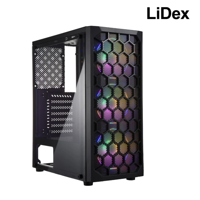 【LiDex】光影魔方 鋼透 黑 電腦機殼