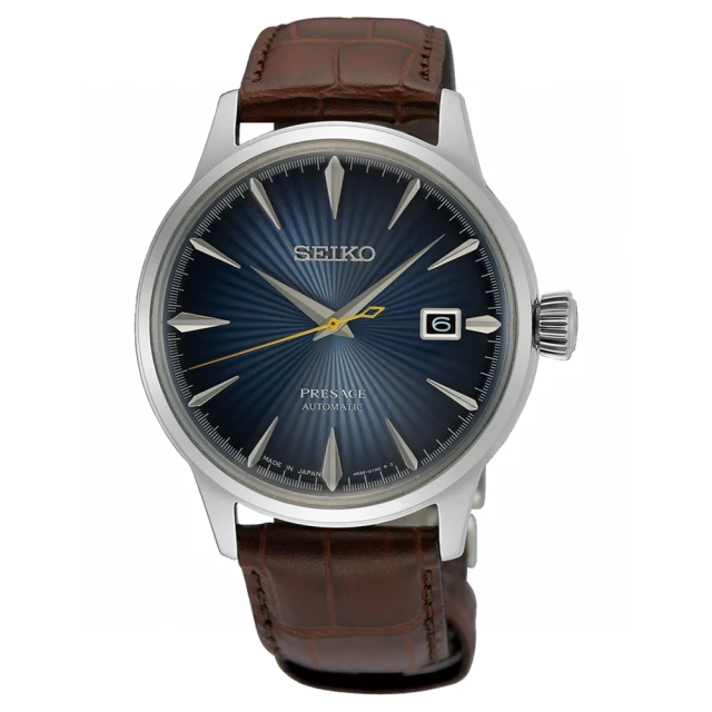 SEIKO 精工 PRESAGE 調酒師動力儲存機械錶/40.5mm(4R35-01T0U SRPK15J1)