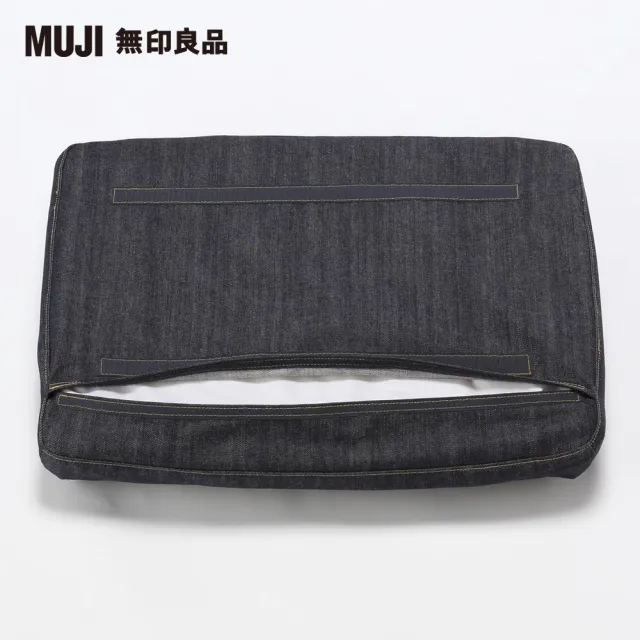 【MUJI 無印良品】LD兩用凳(棉丹寧/深藍色/大型家具配送)