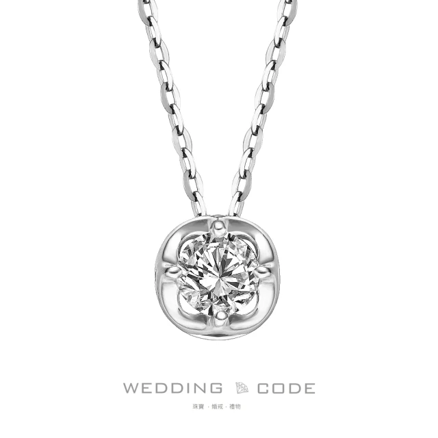 WEDDING CODEWEDDING CODE PT950鉑金 19分鑽石項鍊 14A255020(八心八箭 D/VVS1)