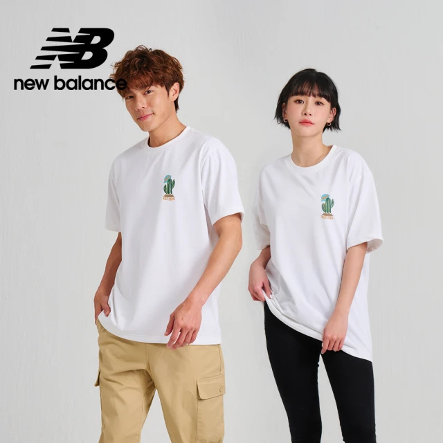 NEW BALANCE NB SDS可愛仙人掌厚磅短袖上衣_男裝_白色_AMT33356WT(亞版 版型正常)