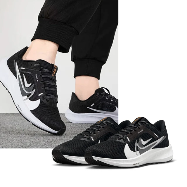 NIKE 耐吉NIKE 耐吉 Nike Air Zoom Pegasus 40 Premium 男 黑 緩震 運動 慢跑鞋(FB7179001 FB7179-001 #)
