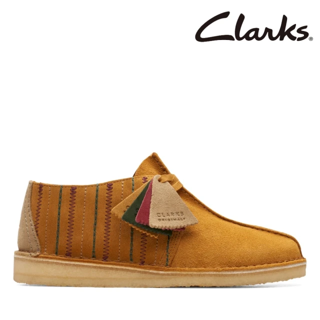 ClarksClarks 男鞋Desert Trek ORIGINALS原創工藝 牙買加風格細紋刺繡沙漠行者靴(CLM74507R)