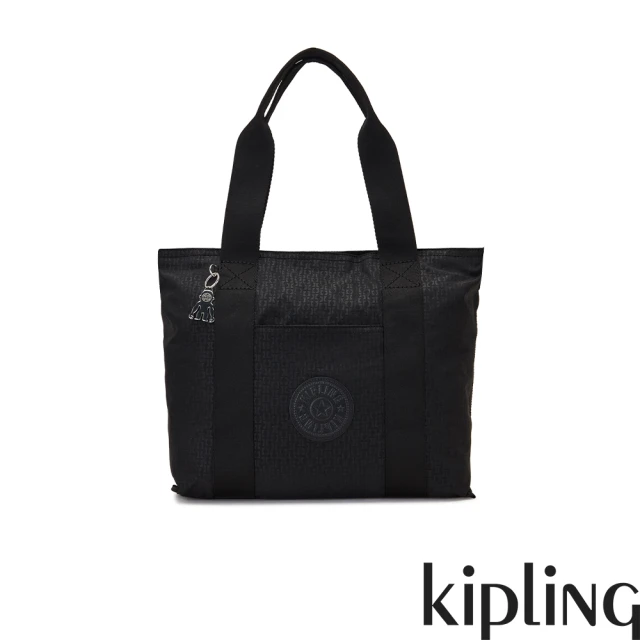 KIPLING K字幾何壓紋大容量手提包-ERA M