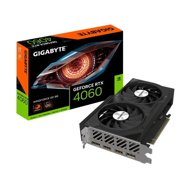 GIGABYTE 技嘉】GeForce RTX4060 WINDFORCE OC 8G 顯示卡- momo購物網