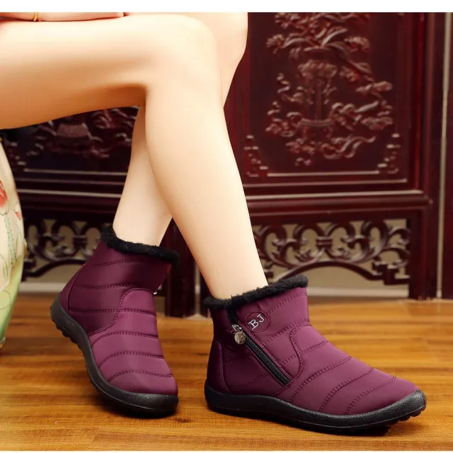 【charme】防水保暖防滑厚毛絨雪地靴(36-42碼/3色可選)