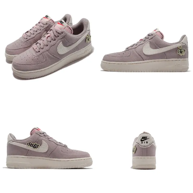 NIKE 耐吉】休閒鞋W Air Force 1 07 SE NN 女鞋昆蟲圖騰紫米白(DJ6378