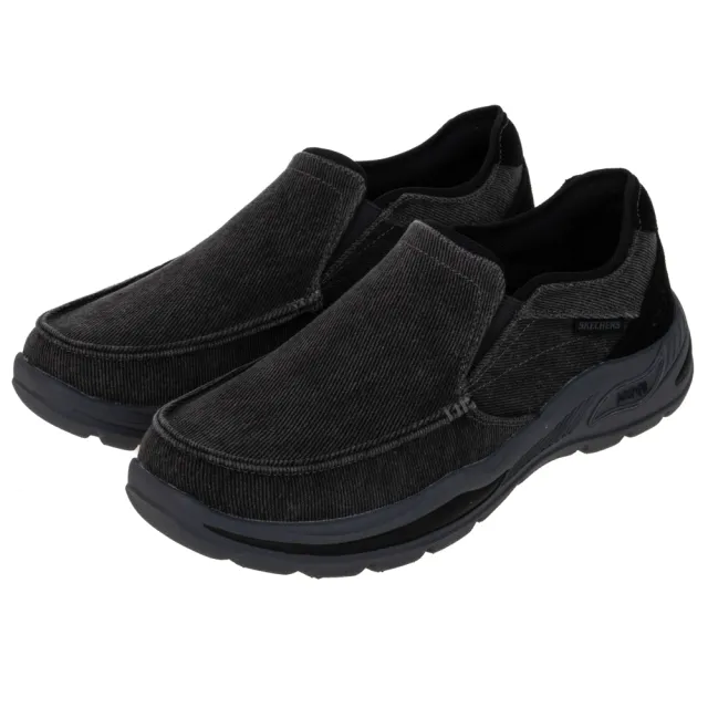 SKECHERS】男鞋休閒系列ARCH FIT MOTLEY(204415BLK) - momo購物網