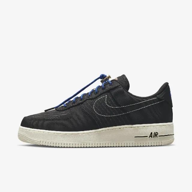 NIKE 耐吉 休閒鞋 Air Force 1 07 LV8 黑 白 男鞋 AF1 刺繡 MOVING CO. 聯名(DV0794-001)