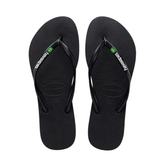 havaianas 哈瓦仕 女鞋 SLIM BRASIL系列 黑 型號：00266(巴西品牌、巴西拖鞋、人字拖、夾腳拖)