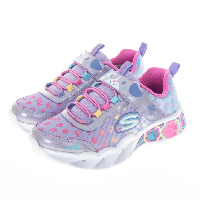 SKECHERS 女童系列燈鞋 PRETTY PAWS(319301LLVMT)
