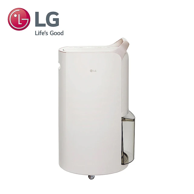LG 樂金 一級能效 19公升雙變頻除濕機◆Puricare珍珠白(MD191QEE0)