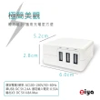 【ZIYA】Apple iPhone iPad 3 孔 2.4A 輸出USB 充電器/變壓器(制霸款)