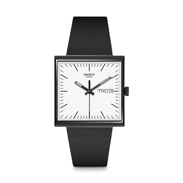 SWATCH Gent 原創系列手錶 WHAT IF BLACK? 瑞士錶 錶(33mm)