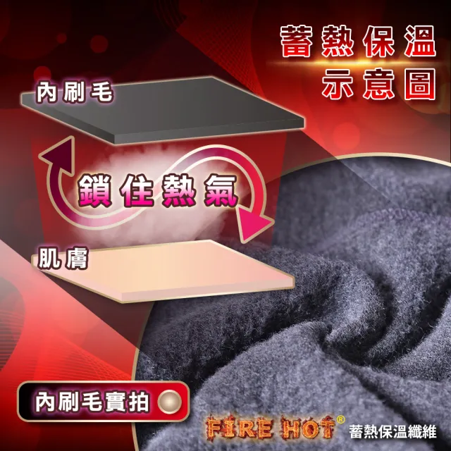 【5B2F 五餅二魚】現貨-蓄熱羅馬刷毛褲-MIT台灣製造